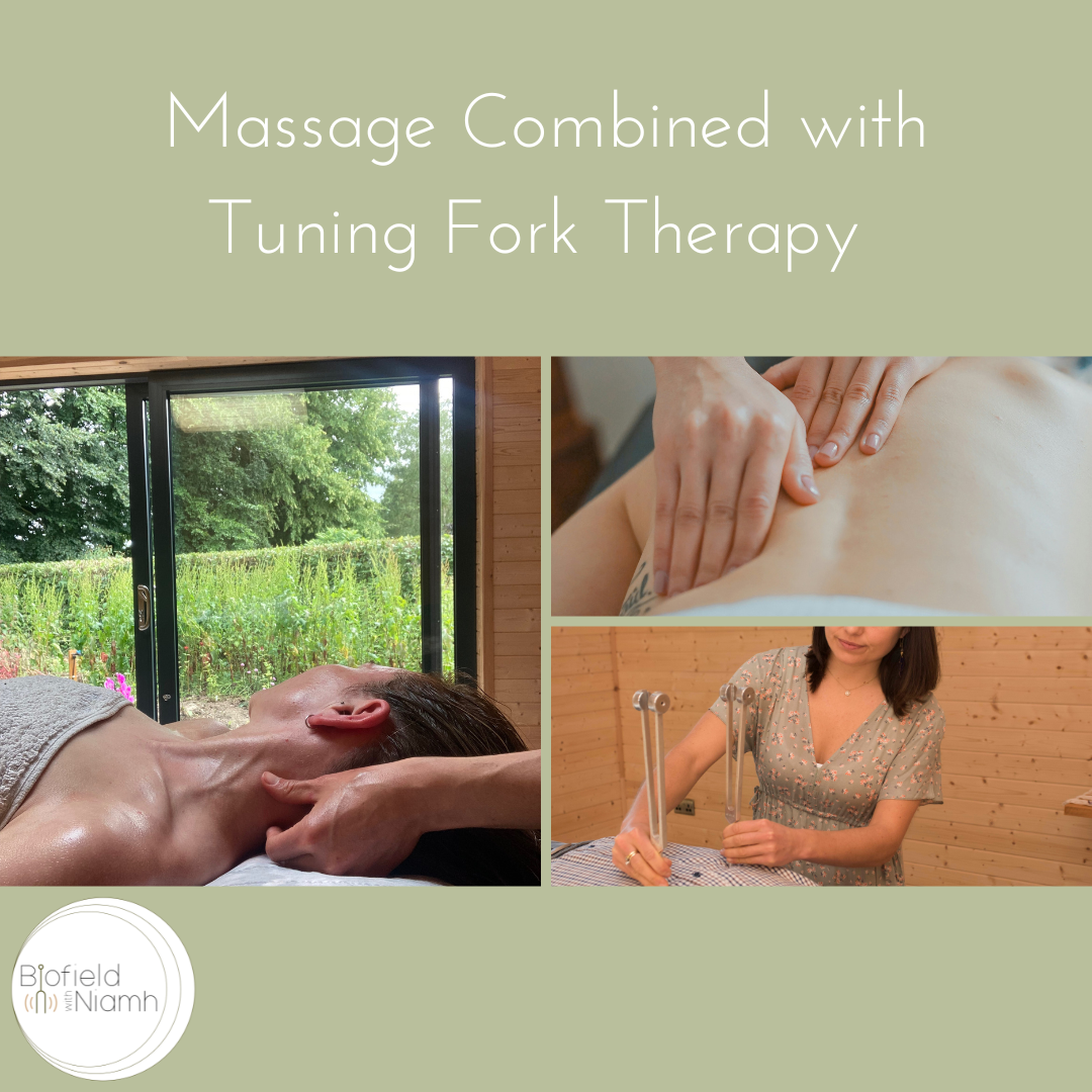 Massage Combined with Tuning Fork Therapy – 1 Hour 45 Minutes